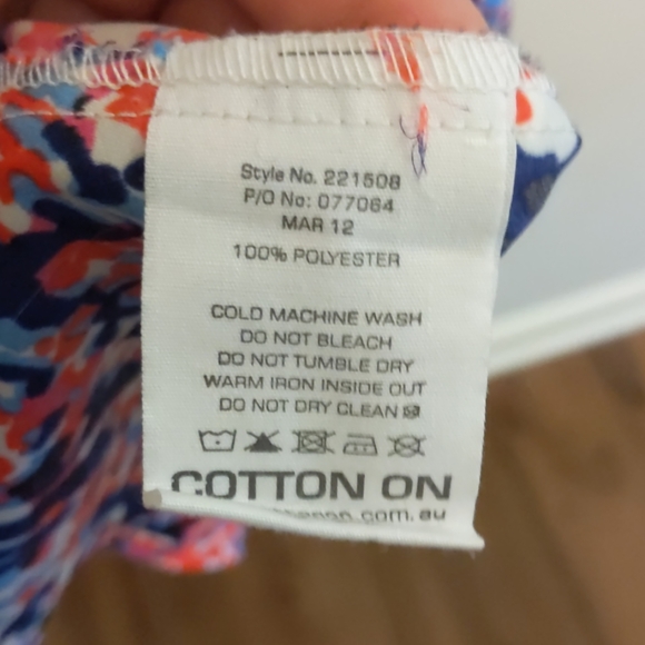 Hi-Low Patterned Dress - Picture 4 of 4